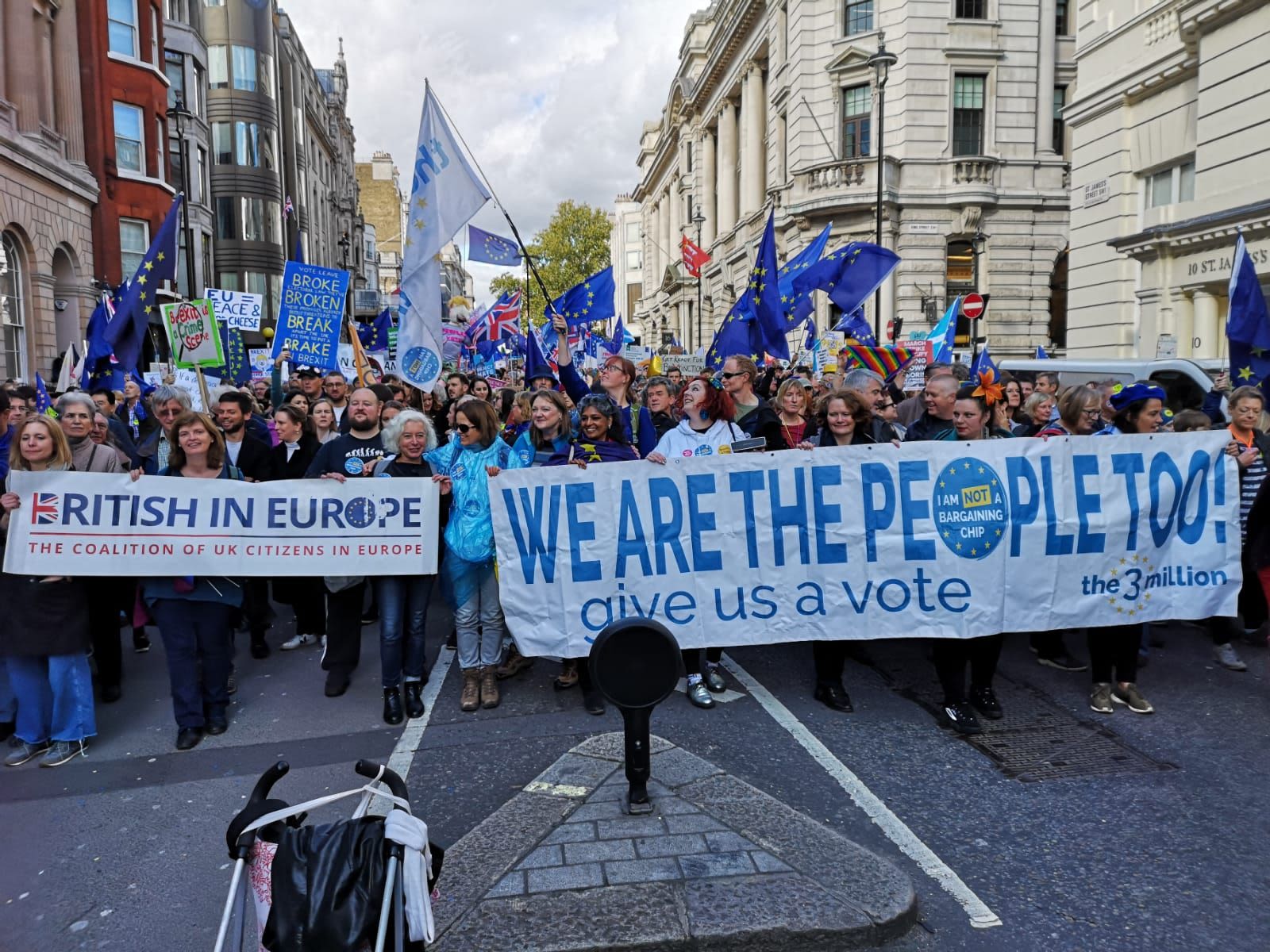 BiE and the3million march side by side